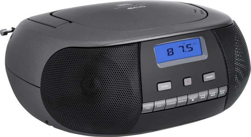 ECG CDR 500 Titan CD-Radiorecorder (FM Radio mit digitaler Abstimmung, 2,00 W, CD-Radio) von ECG