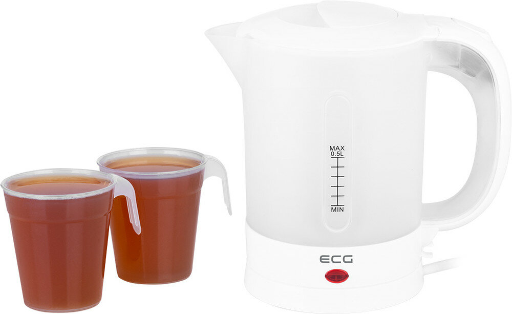 ECG RK 500 Travel lite Wasserkocher 0,5 l 1000 W Weiß ECG RK 500 Travel lite Wasserkocher 0,5 l 1000 W Weiß von ECG