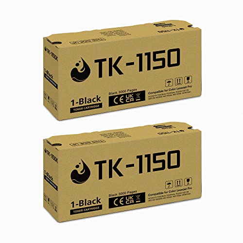 ECHALLENGE TK-1150 Toner für Kyocera TK1150 für Kyocera ECOSYS M2135dn M2635dn M2635dnw M2735dw Kyocera ECOSYS P2200 P2235d P2235dn P2235dw P2235 Series Drucker (2-Schwarz) von ECHALLENGE
