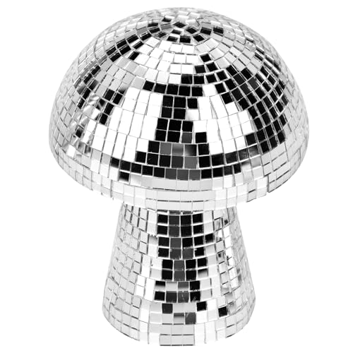 Discokugel Pilz, Disco Pilz Silber, Spiegel Pilz Disco Kugel, Discokugel Deko, Disco Pilze für Weihnachtsbaum Hochzeit Heimdekorationen Bühnenrequisiten Geburtstagsfeier Dekoration Lichteffekt Discokugel Pilz, Disco Pilz Silber, Spiegel Pilz Disco Kugel, Discokugel Deko, Disco Pilze für Weihnachtsbaum Hochzeit Heimdekorationen Bühnenrequisiten Geburtstagsfeier Dekoration Lichteffekt von ECHOBUY