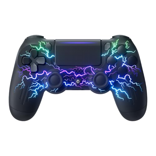 ECHTPower Wireless Controller für PS-4, RGB Controller mit Dual Vibration, 1000mAh Akku, 6-Achsen, Touchpanel, Audiobuchse, Screenshot, Gamepad kompatibel mit PS-4/Pro/Slim/PC-Leiterplatte Design ECHTPower Wireless Controller für PS-4, RGB Controller mit Dual Vibration, 1000mAh Akku, 6-Achsen, Touchpanel, Audiobuchse, Screenshot, Gamepad kompatibel mit PS-4/Pro/Slim/PC-Leiterplatte Design von ECHTPower