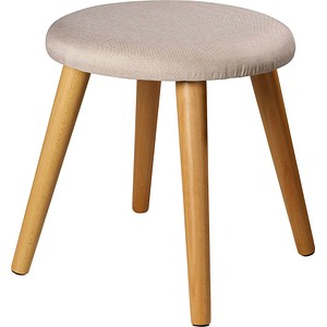 Echtwerk Hocker Scandi EW-SH-0495 creme von ECHTWERK