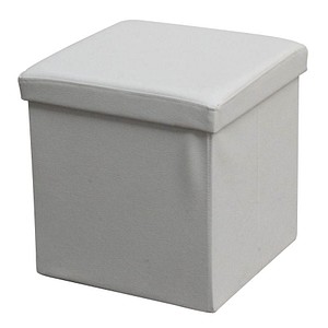 Echtwerk Hocker mit Stauraum Store Cube EW-SW-0440 weiß Kunstleder Echtwerk Hocker mit Stauraum Store Cube EW-SW-0440 weiß Kunstleder von ECHTWERK