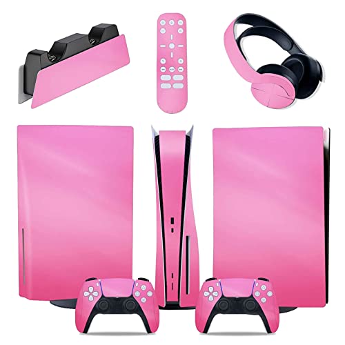 ECLAY FXCON Für PS5 Konsole Disc Edition & Digital Edition Aufkleber Vinyl Decal Cover Für Ps5 Controller & Ladestation & Headset & Media Remote 28914 Blasenfrei (Size : Digital Edition) von ECLAY