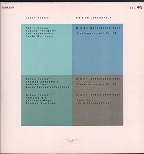 Streichquart.ed.Lockenhaus 4+5 [Vinyl LP] von ECM RECORDS