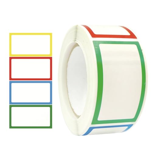 250pcs Buntes Grenzname Label Aufkleber Identifikationsabzeichen Aufkleber Kleidungsbezeichnungen Aufkleber Für Schulmotivparty von ECMQS