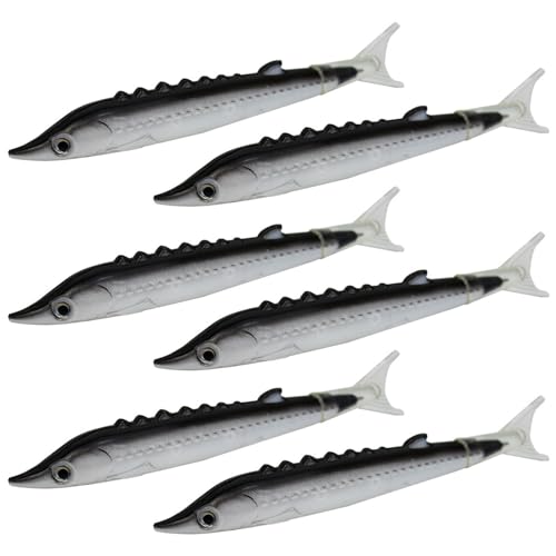 6pcs Neuheit Fischformballpoint Stift Lustiger Kugelschreiber 0 7mm Schreiben Sie Reibungslos Für Kid Student Strumpffüller von ECMQS