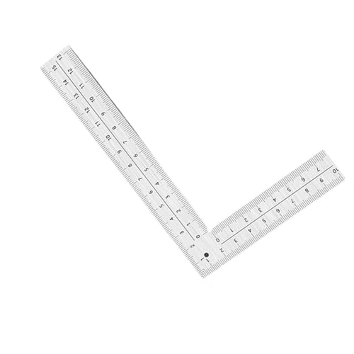 Metallrahmen Quadratischer Edelstahl Quadrat Lineal 90 Grad L Form Square Lurer Für Holzbearbeitung Messung Zeichnung von ECMQS