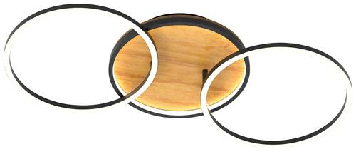 ECO-Light 9340-PL2 NERO KIRU LED-Deckenleuchte LED 38W Schwarz, Holz ECO-Light 9340-PL2 NERO KIRU LED-Deckenleuchte LED 38W Schwarz, Holz von ECO-Light
