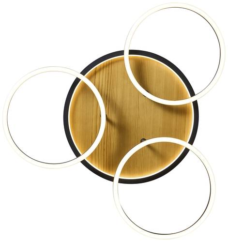 ECO-Light 9340-PL3 NERO KIRU LED-Deckenleuchte LED 38W Schwarz, Holz ECO-Light 9340-PL3 NERO KIRU LED-Deckenleuchte LED 38W Schwarz, Holz von ECO-Light