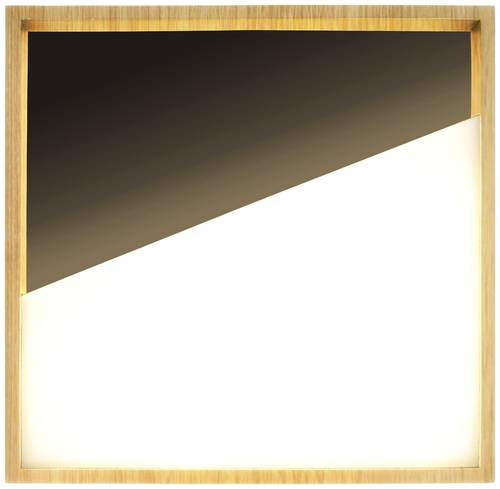 ECO-Light 9360 S NERO VISTA LED-Deckenleuchte LED 25W Schwarz, Holz von ECO-Light