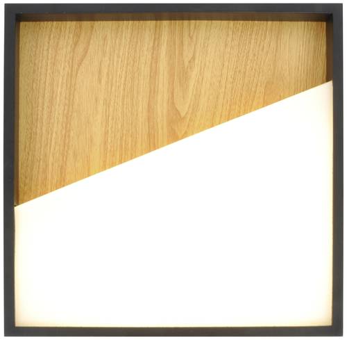 ECO-Light 9360 S WO VISTA LED-Deckenleuchte LED 25W Holz, Schwarz von ECO-Light