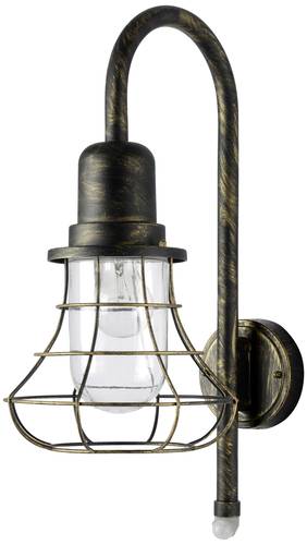 ECO-Light BIRD 1901-PIR BG Außenwandleuchte mit Bewegungsmelder E27 Goldbraun von ECO-Light