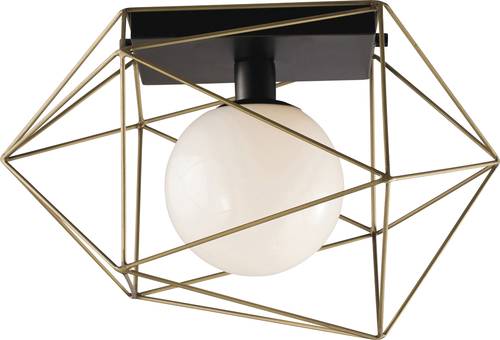 ECO-Light I-ABRAXAS-PL1 ORO ABRAXAS Deckenleuchte E27 60W Gold, Schwarz von ECO-Light