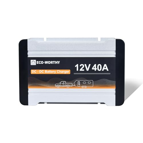 ECO-WORTHY 12V 40A DC to DC Battery Charger with MPPT On-Board Solar Battery Charger Lithium LiFePO4 Battery Gel AGM, Multi-Stage Charging for Solar Panel Lichtmaschine in RVs Trailer ECO-WORTHY 12V 40A DC to DC Battery Charger with MPPT On-Board Solar Battery Charger Lithium LiFePO4 Battery Gel AGM, Multi-Stage Charging for Solar Panel Lichtmaschine in RVs Trailer von ECO-WORTHY