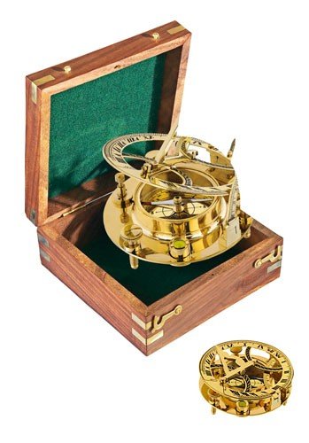Ecobra – nostalgisch nautischen Sonnenuhr, Hohe Widerstandsfähigkeit, Messing Ecobra – nostalgisch nautischen Sonnenuhr, Hohe Widerstandsfähigkeit, Messing von ECOBRA