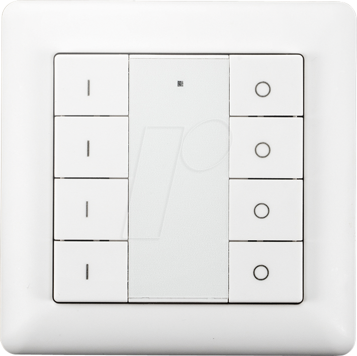 ECO-DIM 10014 - Funkschalter Zigbee, weiß, universal, 4 Gruppe von ECODIM