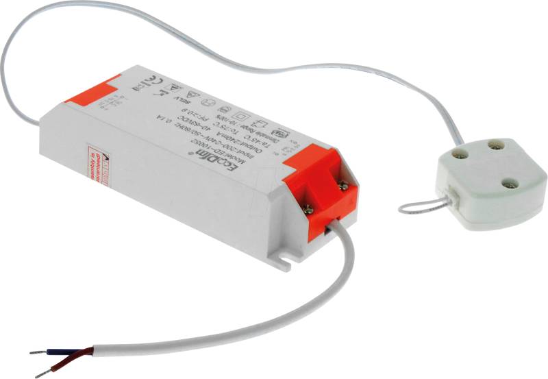 ECO-DIM 10050 - Dimmbarer LED-Treiber für 1-2 Möbelspots, 5-7 W von ECODIM