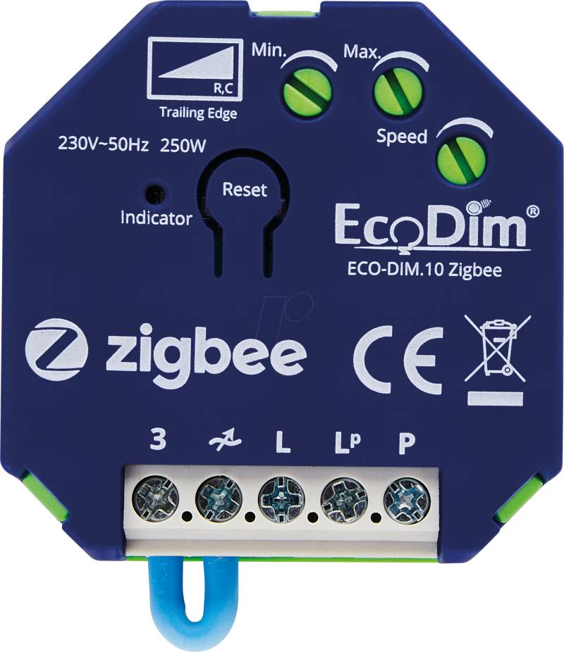 ECO-DIM.10-ZGB - LED-Dimmermodul, 250 W, Phasenabschnitt (RC), Zigbee von ECODIM
