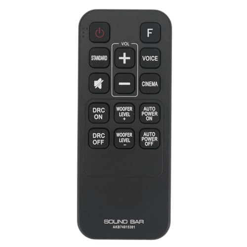 AKB74815301 Ersatz-Fernbedienung für LG Soundbar LAS453B S45A1-D SH3B SH3K SJ4Y SPH3B-W SPH4B-W S55A3-D LAS454B LAS485B von ECONTROLLY