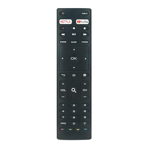 ECONTROLLY RM-C3369 Ersatz Fernbedienung kompatibel mit JVC Smart TV RM-C3369 RM-C3363 RM-C3329 40H33A 65U55A 50Q75A 55U55A 32H31A 75U55A 43U55A von ECONTROLLY