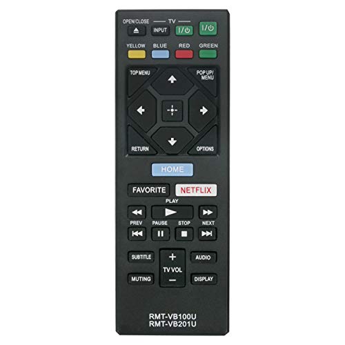RMT-VB100U Ersatz-Fernbedienung für Sony Player BDP-BX650 BDPBX650 BDPS1500 BDP-S1500 BDP-S2500 BDPS2500 BDP-S2900 BDPS2900 BDPS3500 BDP-S3500 BDPS4. 500 Stück RMT-VB100U Ersatz-Fernbedienung für Sony Player BDP-BX650 BDPBX650 BDPS1500 BDP-S1500 BDP-S2500 BDPS2500 BDP-S2900 BDPS2900 BDPS3500 BDP-S3500 BDPS4. 500 Stück von ECONTROLLY
