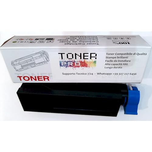 ECOPRO - Toner für OKIES4132 ES5112 ES4192 ES 4132 4192 5162 dn mfp dnw - Schwarz - Bis zu 12.000 Seiten - Kompatibel - Ersetzt 45807116 von ECOPRO