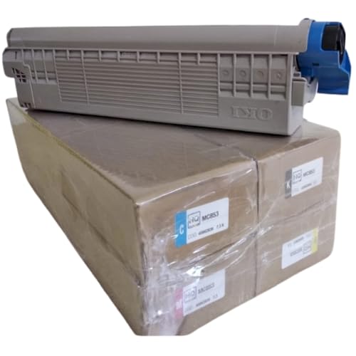 ECOPRO - Wiederaufbereiteter Toner für OKI MC873 MC 873 MC883 dn dnc dnx - Quadricromia - 10.000 Seiten A4 - COD 45862818Q von ECOPRO
