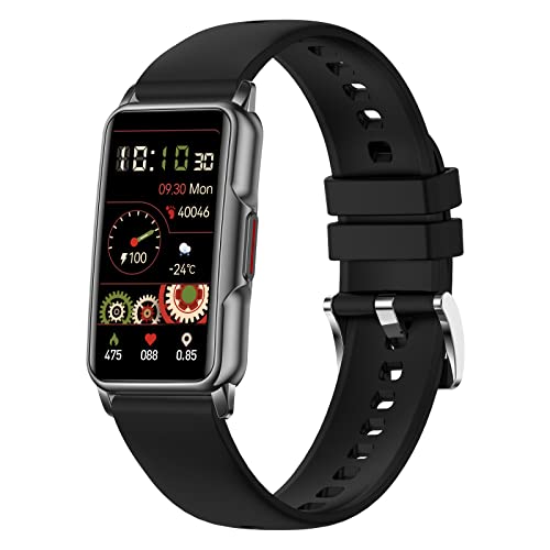 ECOSOON Smartwatch Damen, Fitnessuhr Damen Fitness Tracker IP68 Wasserdicht Schrittzähler Uhr Damen mit 123 Sportmodi, Pulsmesser, SpO2, Schlafmonitor, smart Watch Fittnessarmbanduhr Frauen Schmal von ECOSOON