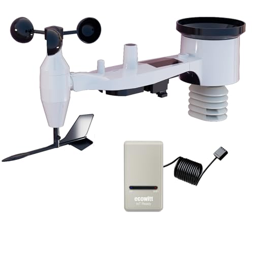 ECOWITT WLAN Wetterstation GW1201, solarbetriebene 7 in 1 Aussensensoreinheit WS69, GW1200 Gateway mit Innensensoren, IoT-fähig (Sensor-Frequenz 868 MHz, Gateway WLAN 2,4 GHz, WIFI 802.11b, g, n) ECOWITT WLAN Wetterstation GW1201, solarbetriebene 7 in 1 Aussensensoreinheit WS69, GW1200 Gateway mit Innensensoren, IoT-fähig (Sensor-Frequenz 868 MHz, Gateway WLAN 2,4 GHz, WIFI 802.11b, g, n) von ECOWITT
