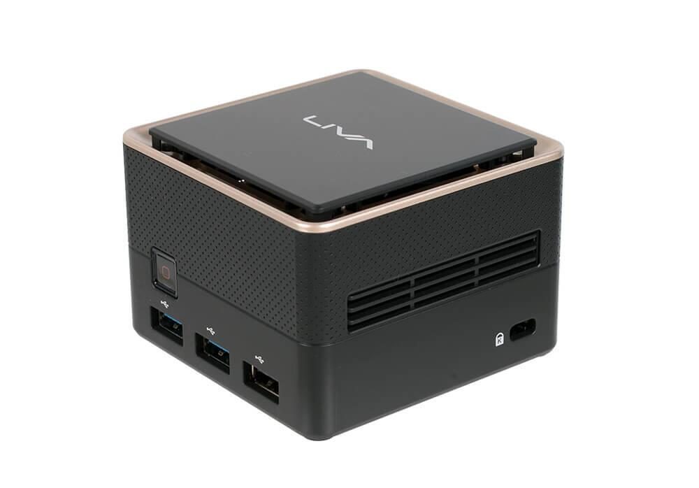 ECS Elitegroup Mini Barebone PC LIVA Q3 Plus R1505G AMD Ryzen Embedded R1505G... von ECS Elitegroup