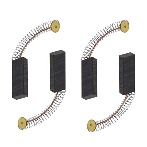 2 Paar Motor Kohlebürsten 6x11x30mm für Winkelschleifer Drehhammer Bohrer Kreissäge Elektrobohrer Kraftwerkzeug Teile Ersatz Zubehör Schwarz und Goldton 2 Paar Motor Kohlebürsten 6x11x30mm für Winkelschleifer Drehhammer Bohrer Kreissäge Elektrobohrer Kraftwerkzeug Teile Ersatz Zubehör Schwarz und Goldton von ECSiNG