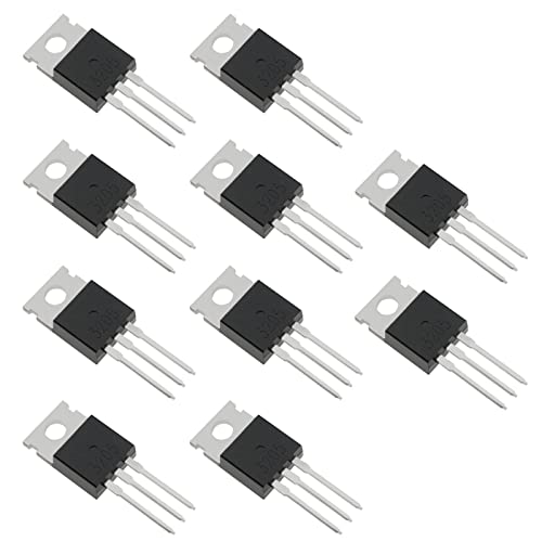 ECSiNG 10 Stück N-Kanal IRF3205 MOSFET Transistor ESD Rated TO-220 110A 55V 3Pin International Rectifier Power for Home Industry and DIY von ECSiNG
