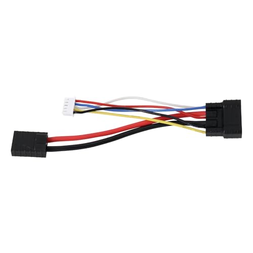 ECSiNG 1PC 5-poliges Modell-Anschlusskabel Kompatibel mit T-raxxas ID LiPo 4S Adapter Länge 15,7cm 14AWG 5-poliges Modell-Steuerkabel für RC-Helikopter RC-Fahrzeug ECSiNG 1PC 5-poliges Modell-Anschlusskabel Kompatibel mit T-raxxas ID LiPo 4S Adapter Länge 15,7cm 14AWG 5-poliges Modell-Steuerkabel für RC-Helikopter RC-Fahrzeug von ECSiNG