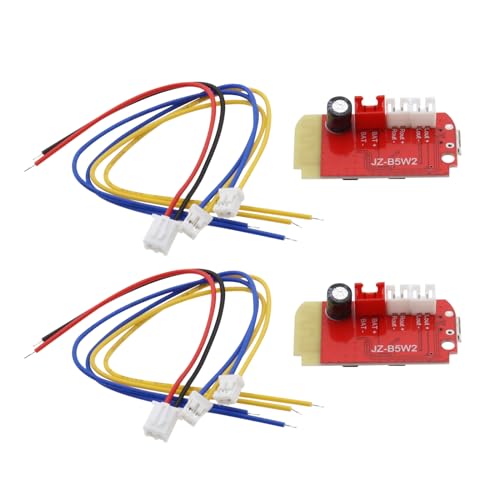 ECSiNG 2er-Pack 3,7–5 V Bluetooth-Empfängermodul Audioempfänger-Verstärkerplatine Rot mit Ladeanschluss für Kabelloses Lautsprecher-DIY-Soundsystem ECSiNG 2er-Pack 3,7–5 V Bluetooth-Empfängermodul Audioempfänger-Verstärkerplatine Rot mit Ladeanschluss für Kabelloses Lautsprecher-DIY-Soundsystem von ECSiNG
