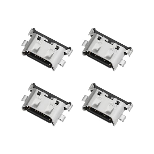 ECSiNG 4 Stück USB Typ C Ladeanschluss Buchse Ladegerät Komponente Kompatibel mit Huawei Matebook D15 Boh-WAQ9R Ersatzteile von ECSiNG