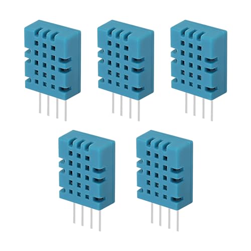 ECSiNG 5 Stück D-HT11-Sensoren, 16 X 12,6 X 6 Mm, D-HT11 Temperatur- Und Feuchtigkeitssensor für 5 V 3,3 V Mikrocontroller, Kompatibel mit A-rduino-Elektronikmodul von ECSiNG