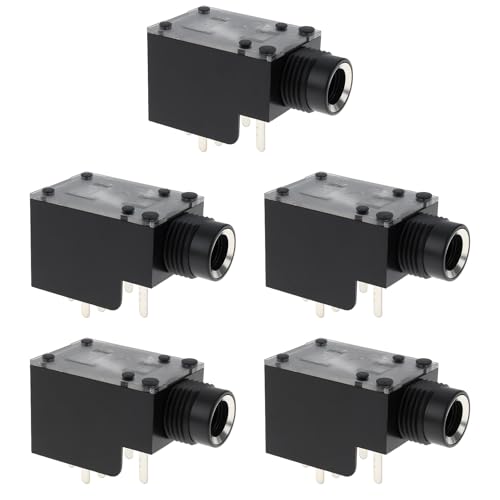 ECSiNG 5 Stücke 6,3mm 7Pin Stereo Verstärker Jack Audio Dual Channel Buchse für Kopfhörer Mikrofon Lautsprecher ECSiNG 5 Stücke 6,3mm 7Pin Stereo Verstärker Jack Audio Dual Channel Buchse für Kopfhörer Mikrofon Lautsprecher von ECSiNG