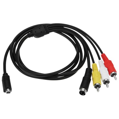 ECSiNG Digitalkamera 10 Pin VMC Audio Video Kabel VMC-15FS VMC-30FS AV auf RCA Kabel Ersatzteil kompatibel mit Sony DCR-SR90/ DPP-EX50/ HDR-CX7/ HDR-FX7 Handycam Camcorder Kamera (1,5 m) von ECSiNG