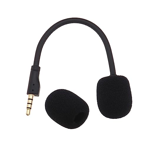 ECSiNG Mikrofon für Gaming-Headset mit Schaumstoffhülle, Ersatz für Steelseries Arctis 1 abnehmbares Mikrofon, Schwarz von ECSiNG