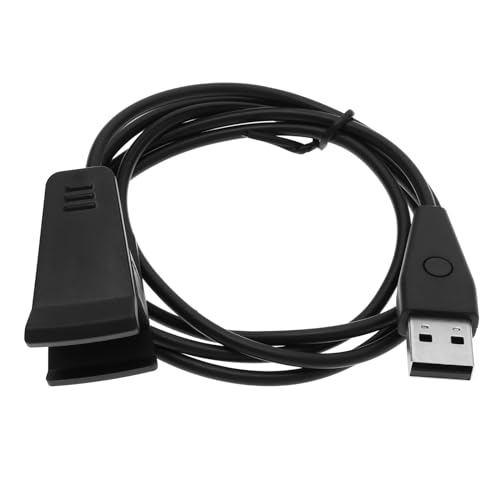 ECSiNG USB-Ladekabel kompatibel mit Fitbit ACE Kids Fitness Tracker Ersatzladekabel Clip Cradle Dock mit Reset-Funktion 5V 1A 1 Meter Schwarz von ECSiNG