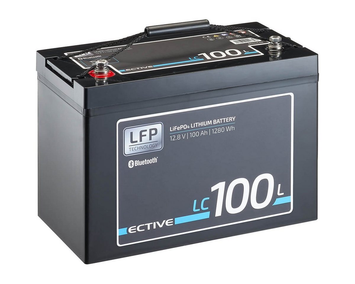 ECTIVE ECTIVE 12V 100Ah LiFePo4 Solar Batterie Lithium BMS Wohnmobil Camper Batterie, (12 V V) von ECTIVE