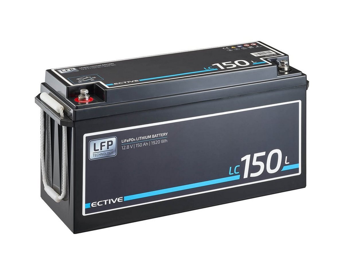 ECTIVE ECTIVE 12V 150Ah Lithium Batterie LiFePO4 Akku BMS 120Ah Batterie, (12 V V) von ECTIVE
