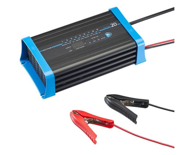 ECTIVE ECTIVE 12V 20A Ladegerät für 134-400Ah AGM Gel VRLA Batterie Batterie-Ladegerät (20 mA) von ECTIVE