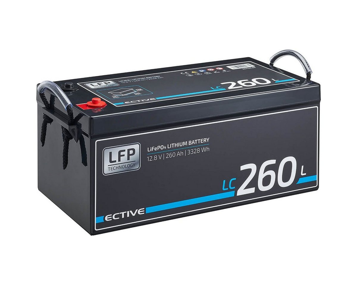 ECTIVE ECTIVE 12V 260Ah Lithium Batterie LiFePO4 Akku BMS 280Ah Batterie, (12 V V) von ECTIVE
