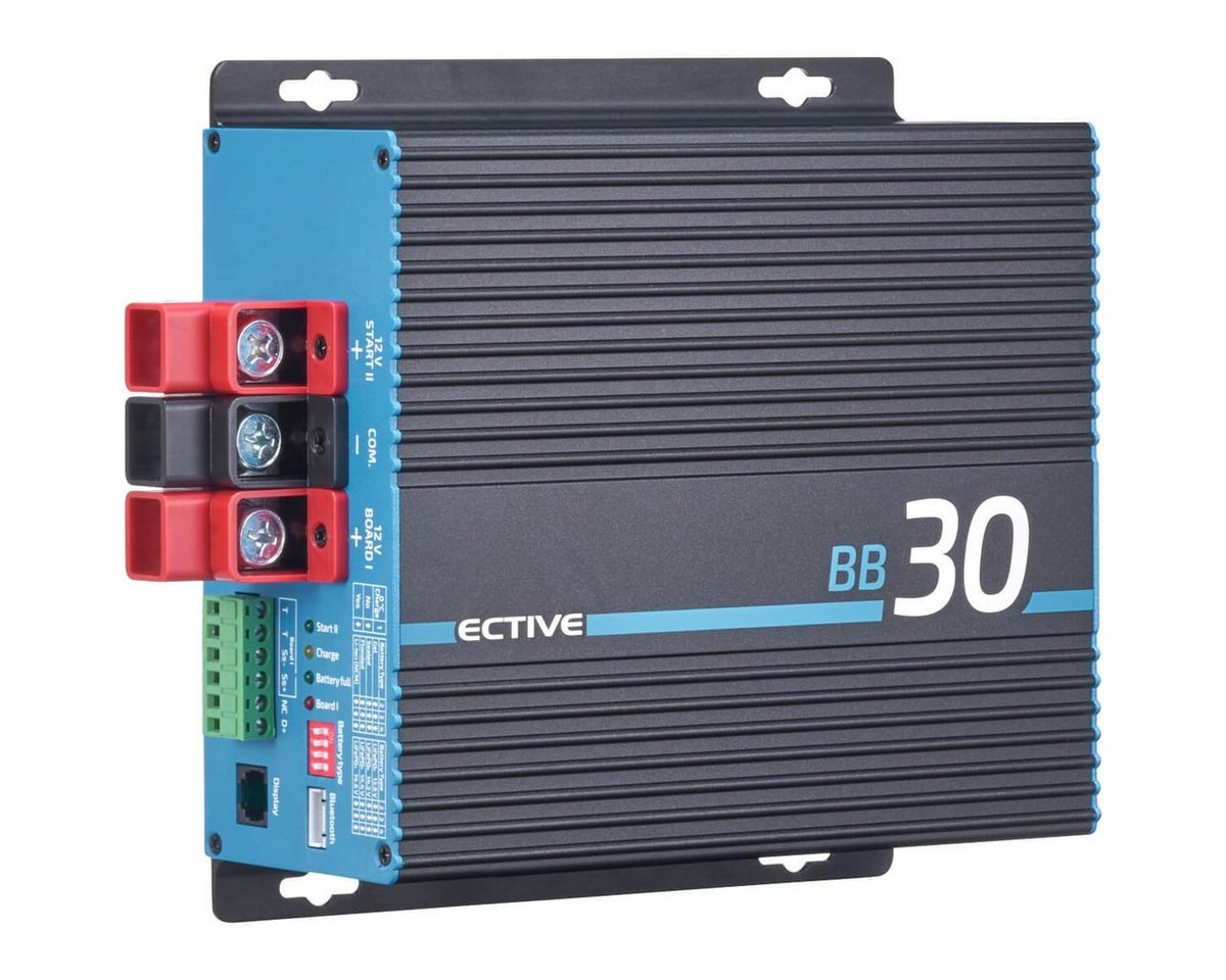 ECTIVE ECTIVE BB30 Ladebooster 12V 30A für Wohnmobil AGM Gel LiFePO4 Batterie Batterie-Ladegerät von ECTIVE