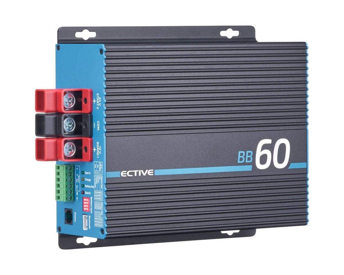 ECTIVE ECTIVE BB60: 24V auf 12V Ladebooster mit 60A Ladestrom Batterie laden Batterie-Ladegerät von ECTIVE
