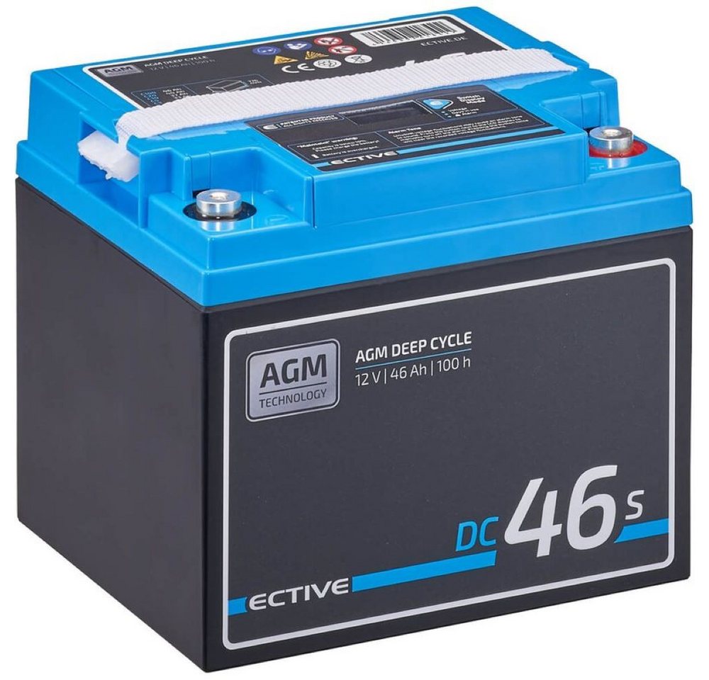 ECTIVE ECTIVE DC 46S AGM Deep Cycle mit LCD-Anzeige 46Ah Versorgungsbatterie Batterie ECTIVE ECTIVE DC 46S AGM Deep Cycle mit LCD-Anzeige 46Ah Versorgungsbatterie Batterie von ECTIVE