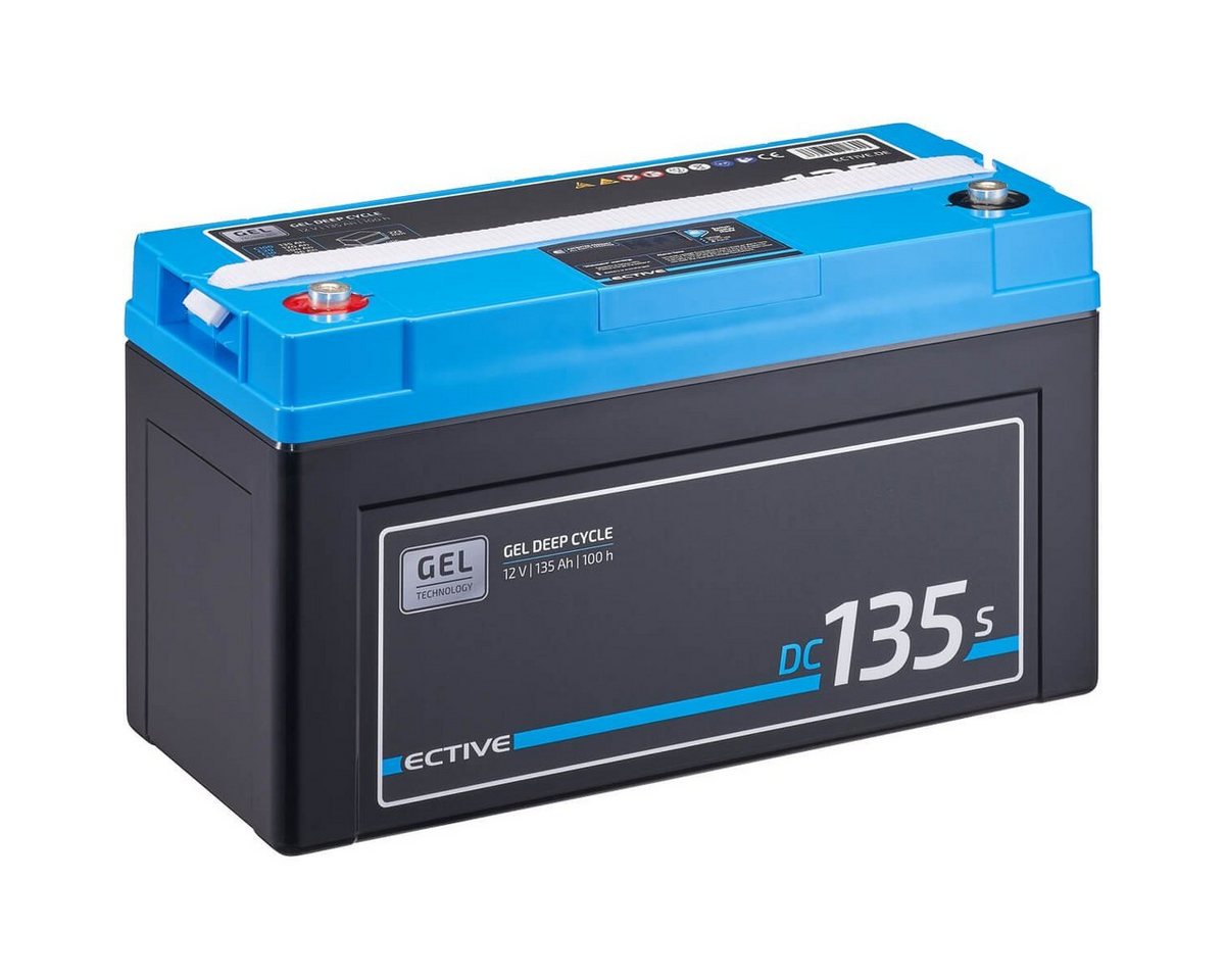 ECTIVE ECTIVE Deep Cycle Blei Gel Batterie 12V 135Ah Wohnmobil Solar Camper Batterie, (12 V V) von ECTIVE