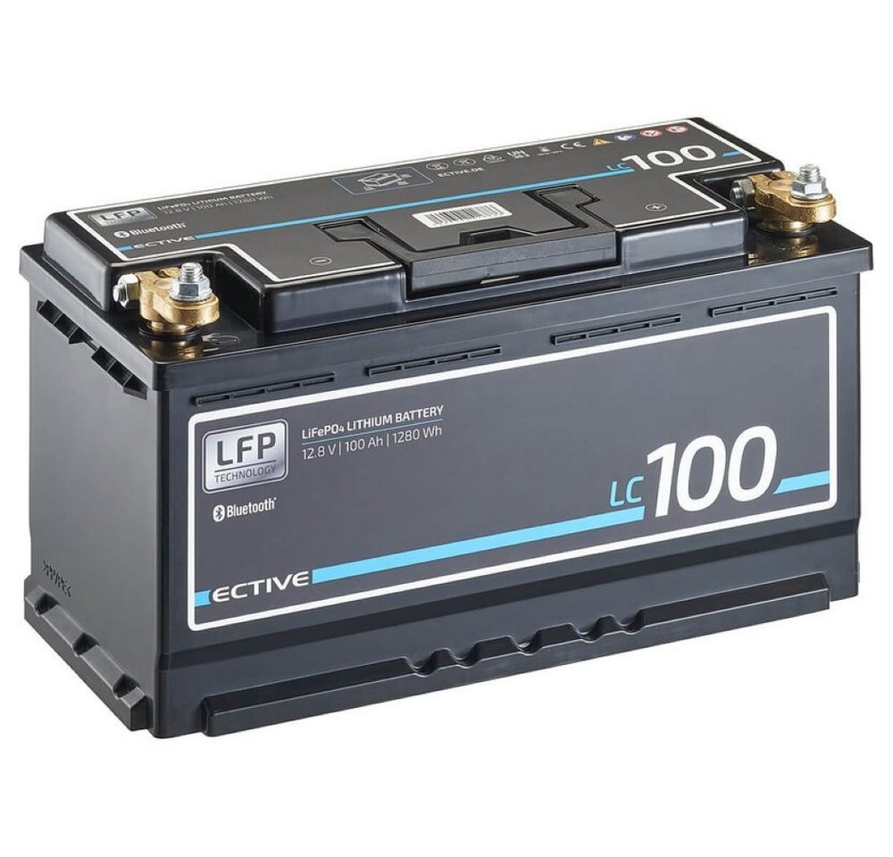ECTIVE ECTIVE LC 100 BT 12V LiFePO4 Lithium Versorgungsbatterie 100 Ah Batterie ECTIVE ECTIVE LC 100 BT 12V LiFePO4 Lithium Versorgungsbatterie 100 Ah Batterie von ECTIVE